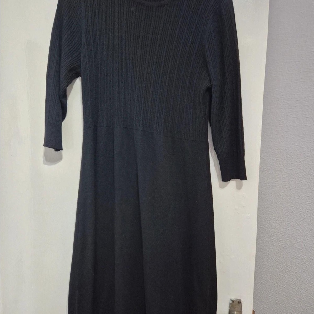 Chic Black Long Sleeve Dress